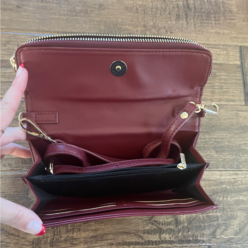 magenta purse